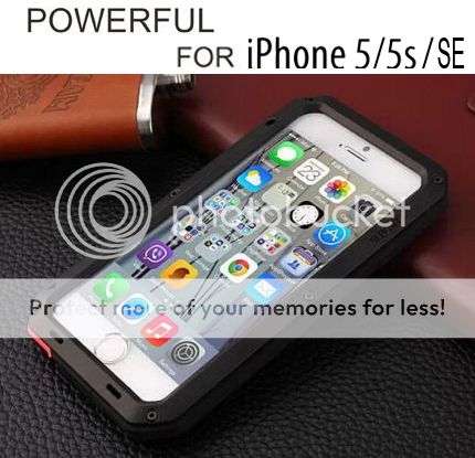 *LOCAL STOCK* Dust /Water /Shock Proof Gorilla Glass Tough Metal Extreme Case for iPhone 5/5s/SE