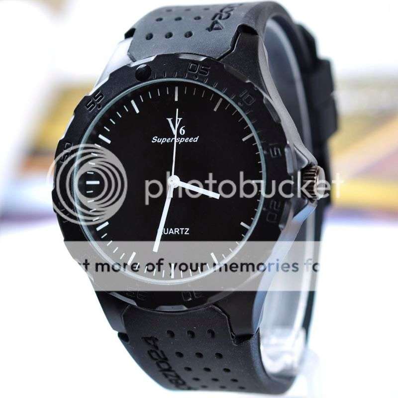 *LOCAL STOCK* Luxury Fashion Sport V6 Watch Men Leisure Fashion Tyre Style Watch