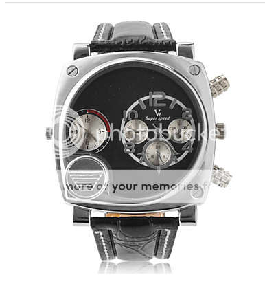 *LOCAL STOCK* Superspeed V6 Fashion Army Quartz Analog Fashion Mens leather Strap Sport Wrist watch