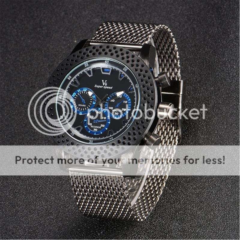 *LOCAL STOCK* Superspeed V6 Stainless Steel Strap Mens Quartz Watch Casual Wristwatch