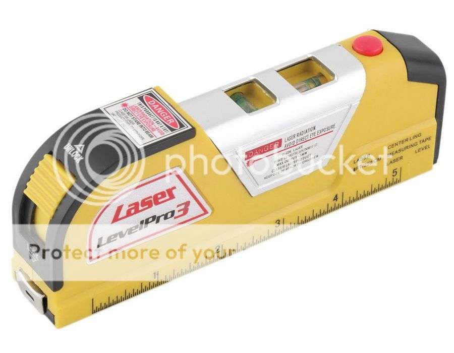 *LOCAL STOCK* Laser Level Ruler Measuring Tool 2.5 Meter Tape Construction Site Gadget Home