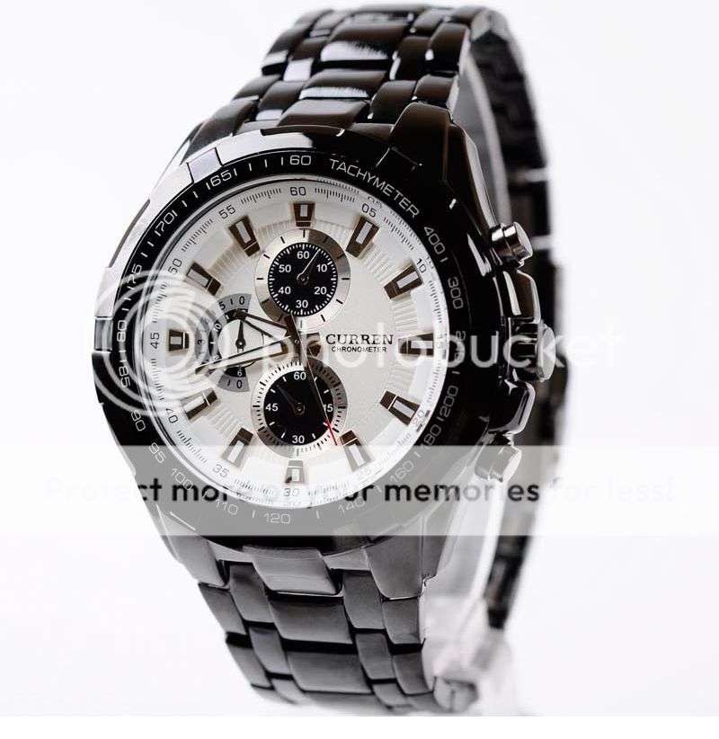 *LOCAL STOCK* CURREN Stainless Steel Strap Mens Quartz Watch Casual Wristwatch
