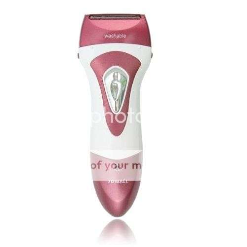 Zowael RSCW-298 Lady Shaver Epilator Rose Femme Wireless Electric Rechargeable Poil Corps