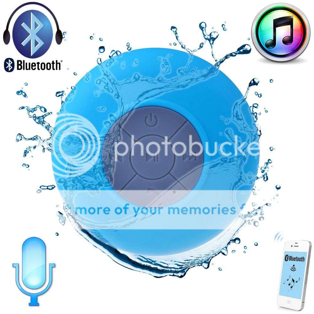 Waterproof Wireless Bluetooth Shower Speaker & Hands-Free Speakerphone