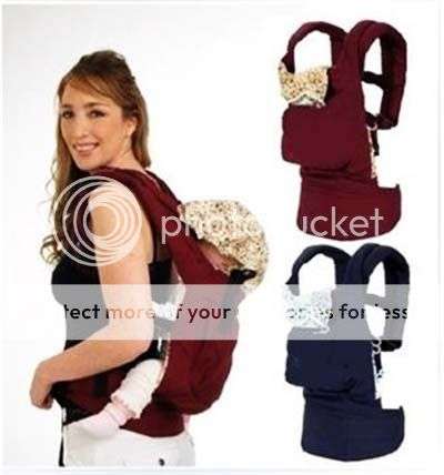 *LOCAL STOCK* New Cotton Front & Back Baby Newborn Carrier Infant Comfort Backpack Sling Wrap ~ BLUE