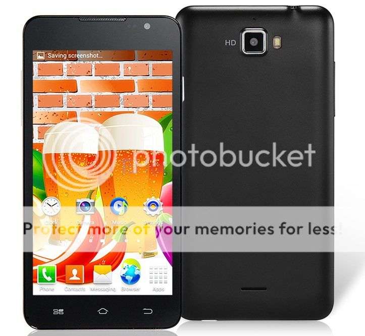 JIAKE F1W 5.0 Inch Android 4.2 Dual Core 1.2GHz 3G Smartphone Dual Cameras Bluetooth WIFI ~ BLACK