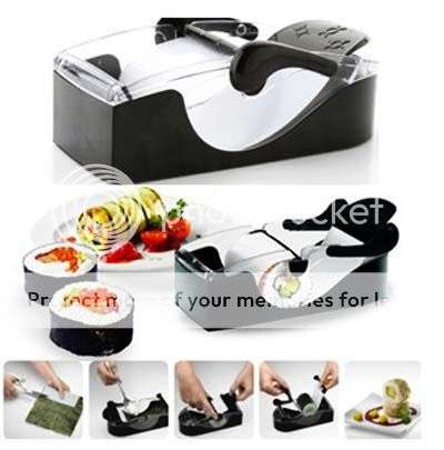 -LOCAL STOCK- DIY Easy Kitchen Perfect Magic Roll Sushi maker Cutter Roller Machine Gadgets