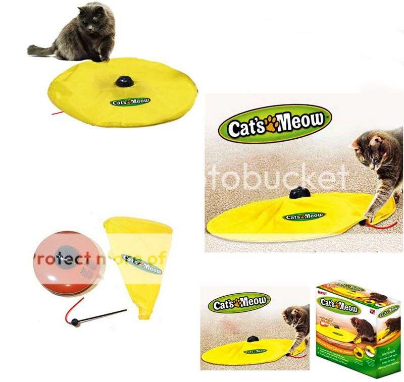 *LOCAL STOCK* Cats Meow Undercover Fabric Moving Mouse Cat Play Cat's Toy