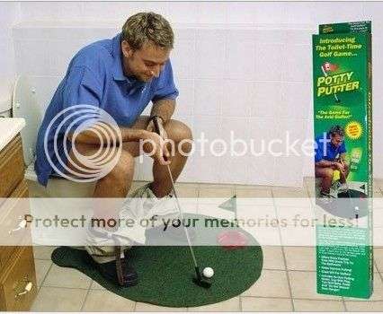 -LOCAL STOCK- New Toilet Bathroom Mini Golf Mat Set Game Putty Potter Novelty Sitting WC Pan