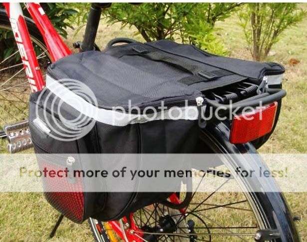 -LOCAL STOCK- Waterproof Bike Rear Seat Tail Bag Bicycle Cycling Pannier Bag Tail Pack Pouch