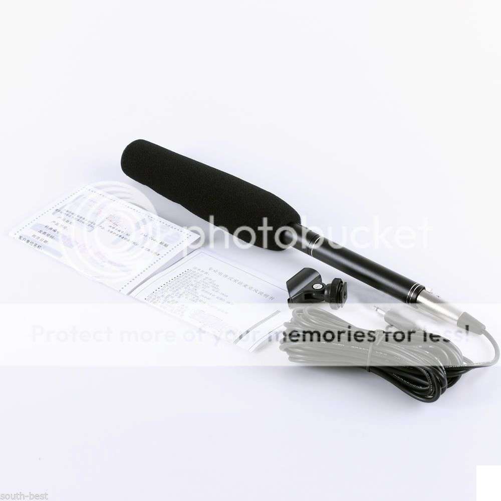 *LOCAL STOCK* Pro Condenser Interview broadcasting Microphone super uni-directional Camera Mic