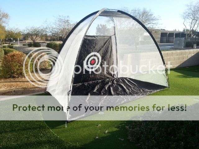*LOCAL STOCK* 2m Golf Practice Driving Net Hitting Cage Training New - DURABLE - BLACK