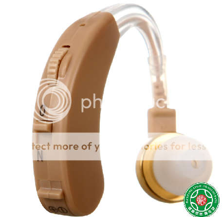 POWERTONE F-138 BTE Digital Hearing Aid Adjustable Sound Amplifier