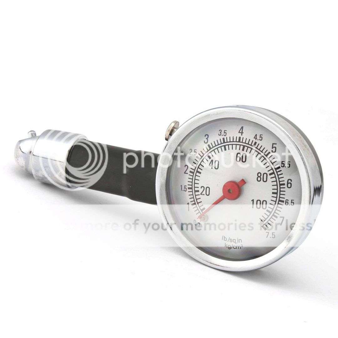 *LOCAL STOCK* Auto Car Motocycle Tire Tyre Metal Pressure Precision Gauge Dial Measure Monitor