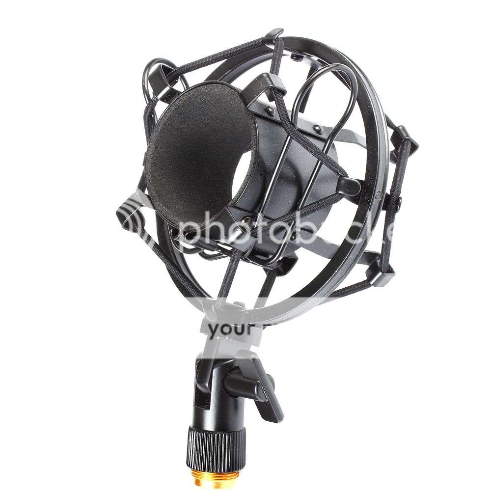*LOCAL STOCK* Microphone Shock Mount Clip Holder For Universal MXL Large Diameter Condenser MIC