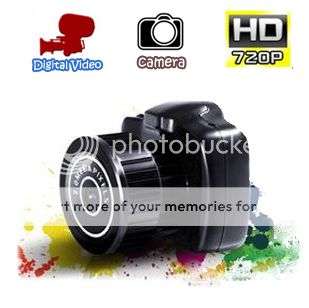 World's 'Smallest' HD 720P Camera / Camcorder / DVR with USB 2.0