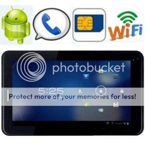 Crazy Auction Dual Camera 7 Inch Google Android 4.0 GSM PHONE TABLET - Wifi + GSM +3G