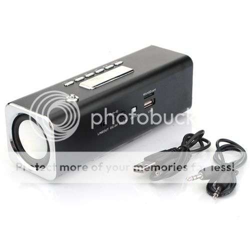 *LOCAL STOCK* Portable USB Micro SD/TF Music Angel FM Radio Player Speaker for iPhone4 iPod MP3 PC