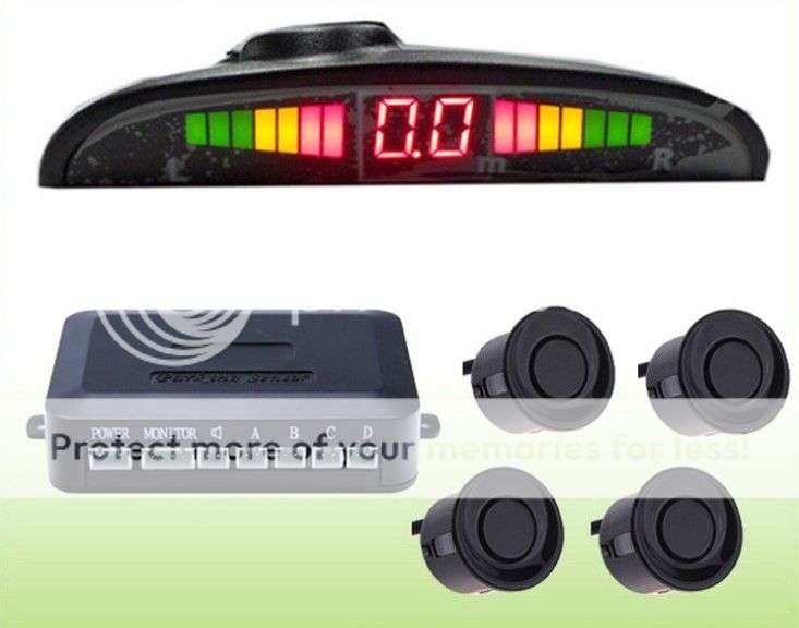 *LOCAL STOCK* Car Parking Sensor Assistant [Smarter \ Faster \ Safer ] 4 x Sensors plus LED monitor
