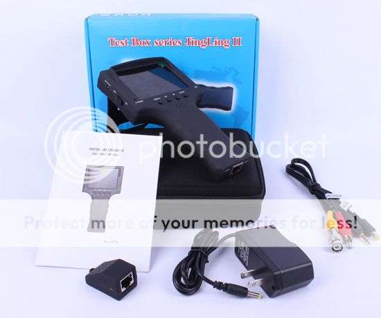 3.5" TFT LCD MONITOR CCTV Security Surveillance CAMERA TESTER