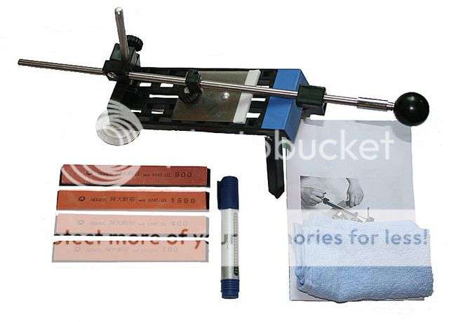 -LOCAL STOCK- Fix-angle Knife Sharpener Professional Kitchen Sharpening System Kits with 4 Stones