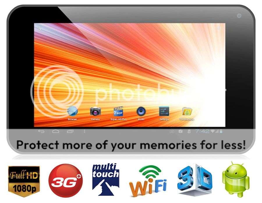*LOCAL STOCK* Ultimate tablet "BLACK" 7 Inch Android 4.0 512MB RAM 4GB built-in memory-24Hr Delivery