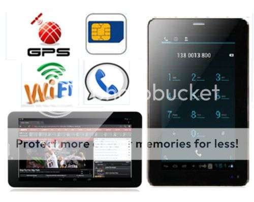 *LOCAL STOCK* 7 Inch ANDROID 4.4 Tablet - Call Function - 3G - WIFI - Bluetooth - GPS ~ BLACK