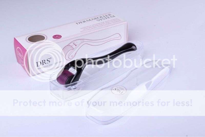 *LOCAL STOCK* 0.5mm 540 Titanium Microneedle Derma Roller Dermaroller Micro Needle Skin BLK