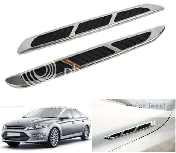 *LOCAL STOCK* Car Decorative Air Scoop Flow Fender Sticker Port Hole Side Vent