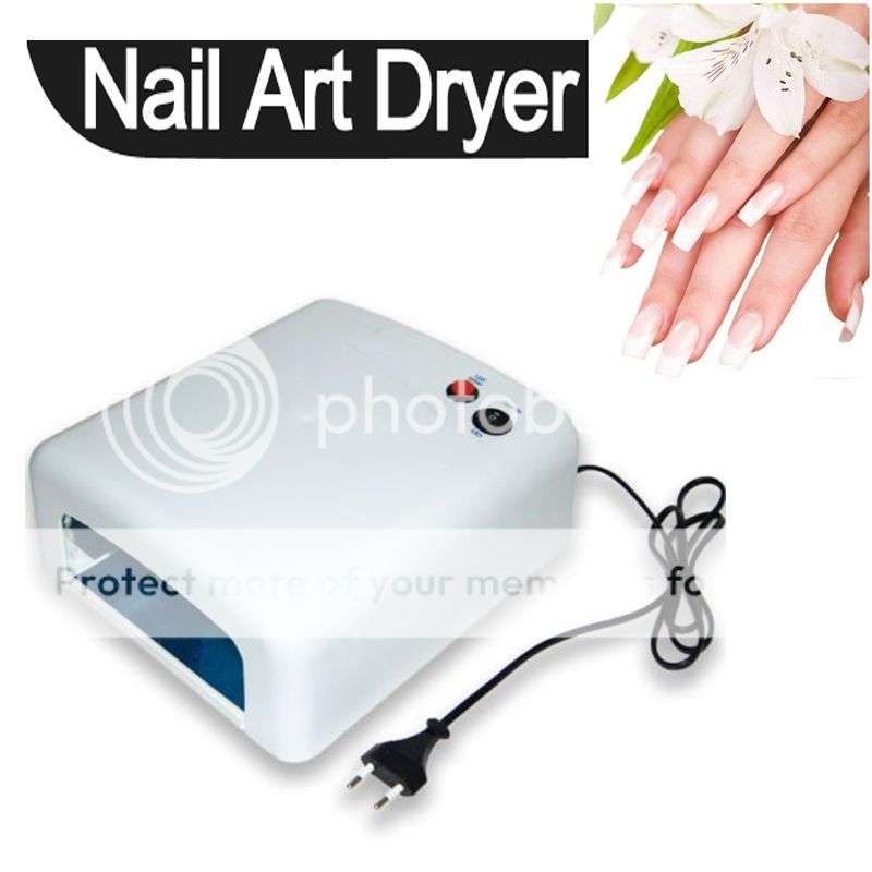 *LOCAL STOCK* Nail Art UV Lamp Salon Gel Curing Tube Light Dryer Machine ~ 36W 110V 220V