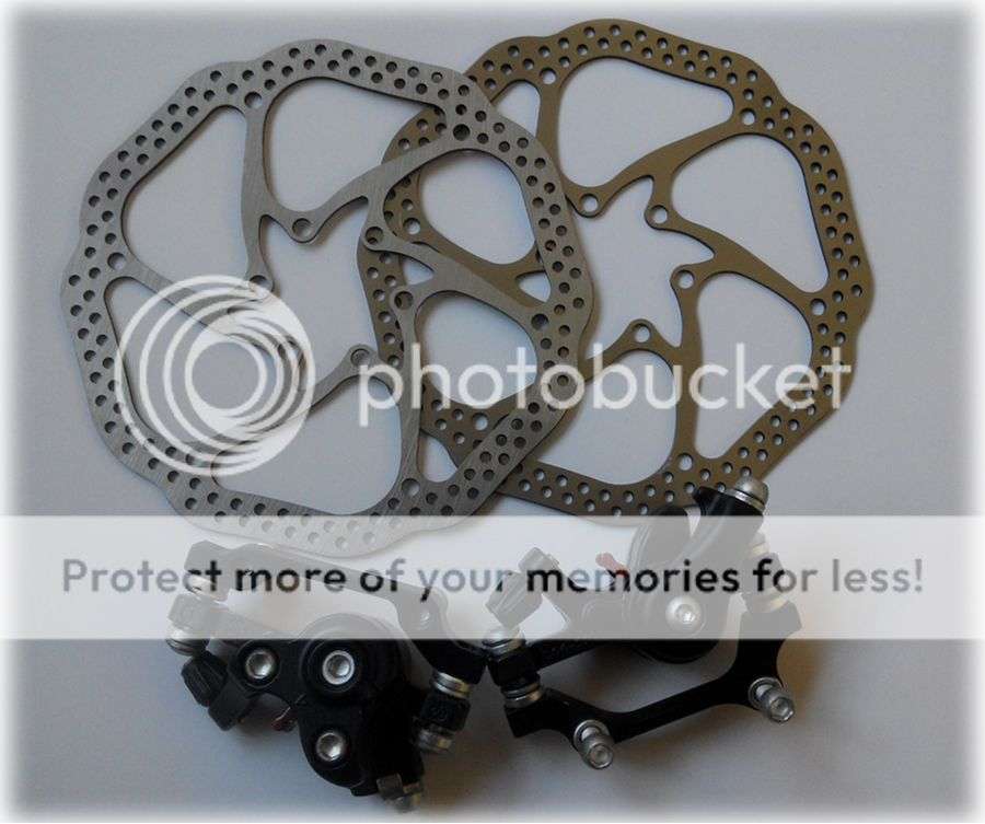 *LOCAL STOCK* HOT!!! One Set Bike Bicycle Disk Disc Brake Set 160mm F&R Bolts Pad