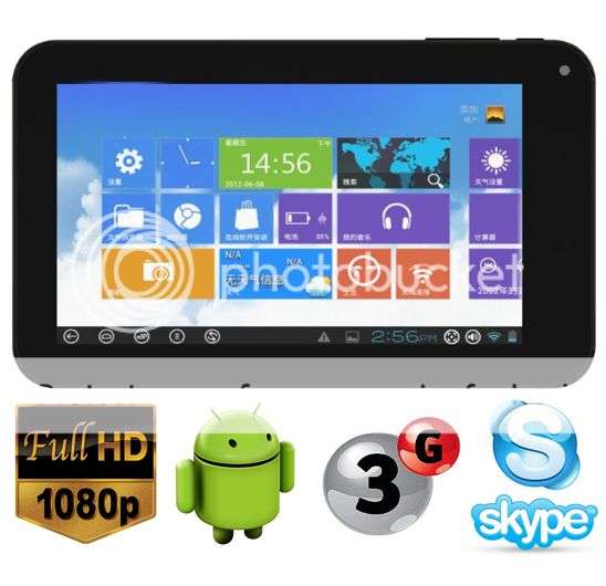 *LOCAL STOCK* Dual Camera *BLACK* - 7 Inch ANDROID 4.2 - 512MB RAM - 4GB memory ~ 3G ~ WIFI