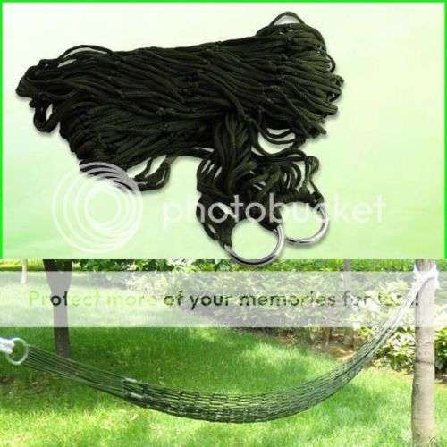 *LOCAL STOCK* Portable Hammock Outdoor Travel Camping Garden Nylon Hang Mesh Net Sleeping Bed