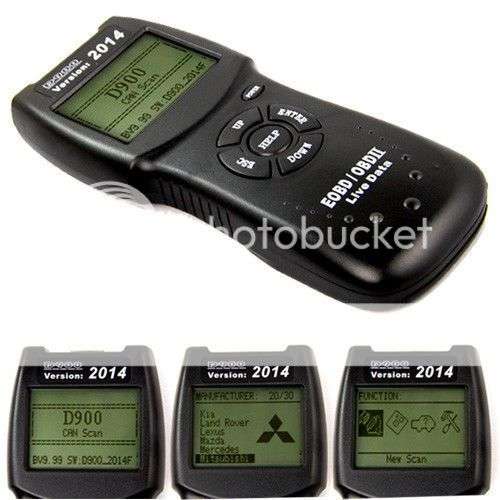 *LOCAL STOCK* D900 Universal OBD2 EOBD CAN Fault Code Reader Scanner diagnostic Tool 2014