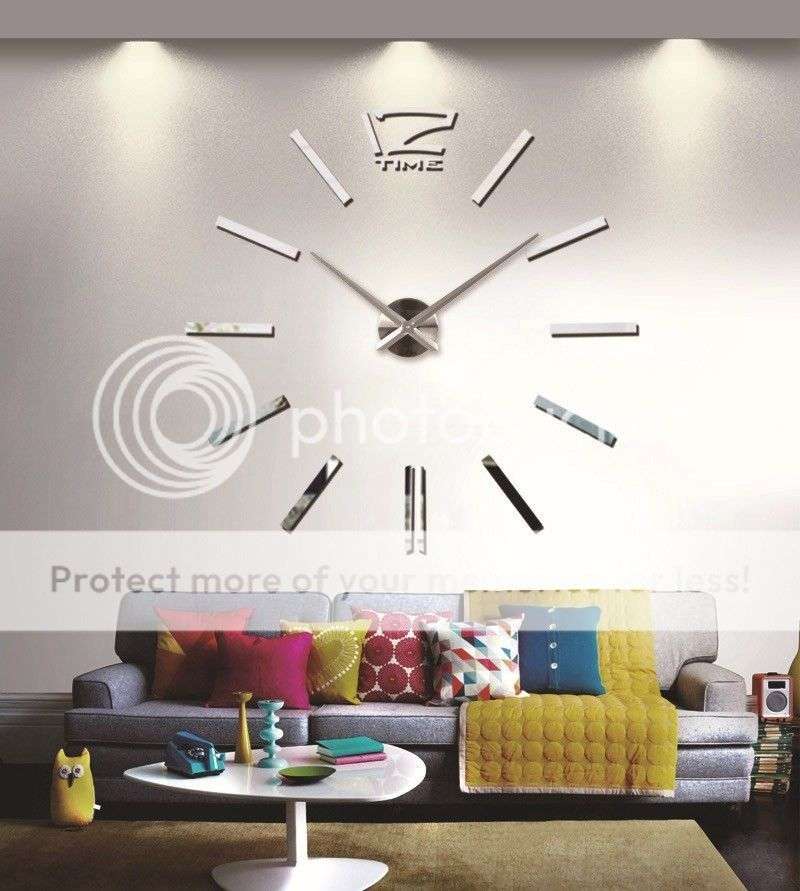 Large 3D Wall Clocks