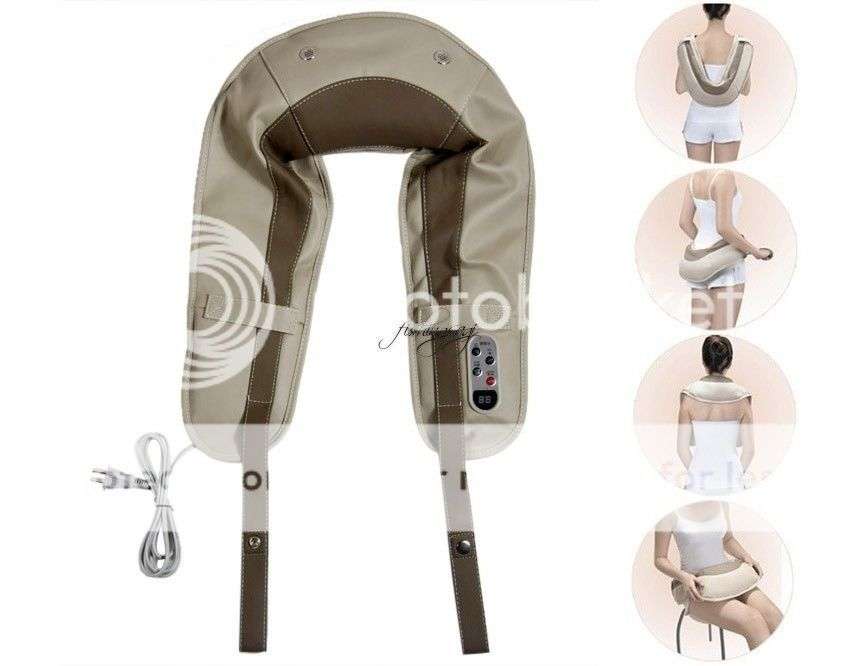 -LOCAL STOCK- Deluxe Neck & Shoulder Full Body Massager Tapping Massage Apparatus & Heating Therapy