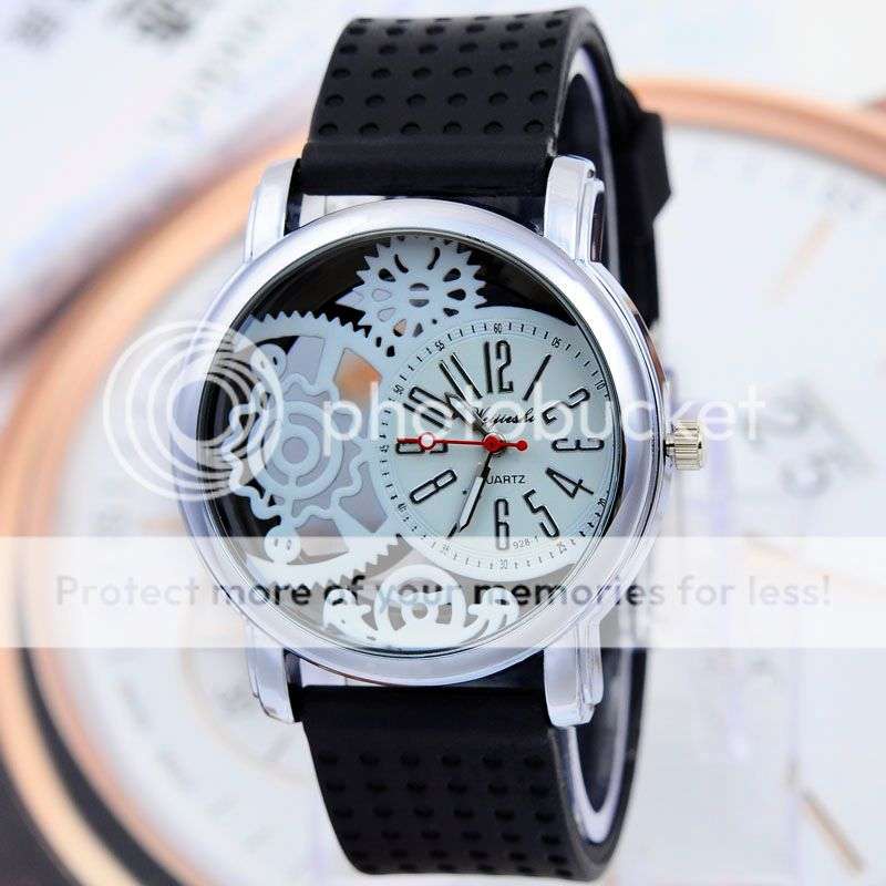 *LOCAL STOCK* Fashion Unisex Sport Dress Hollow Quartz Wrist Watch