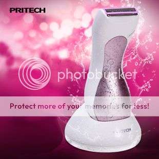 *LOCAL STOCK* PRITECH professional rechargeable lady shaver epilator washable~PURPLE