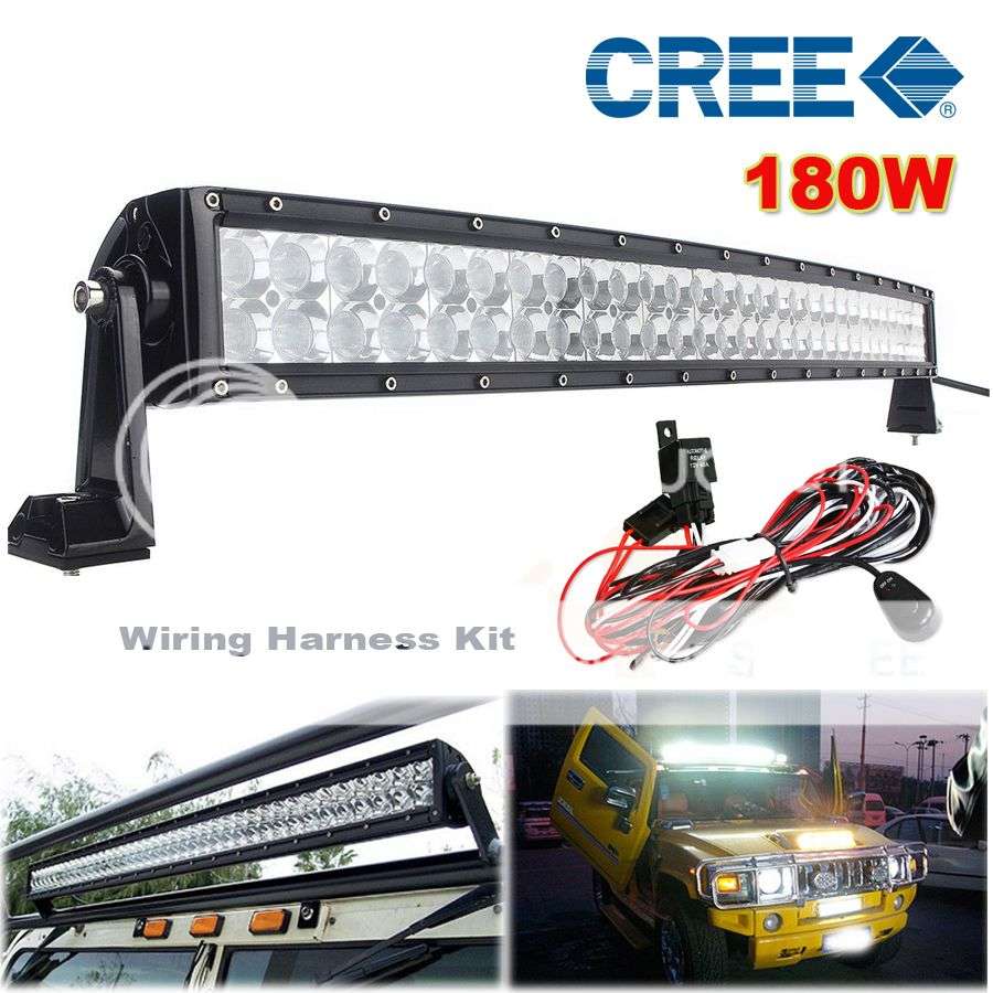 *LOCAL STOCK* 32inch 180W CREE LED Work Light Bar Floor&Spot Como Light SUV Boat Offroad 4WD 10-30W