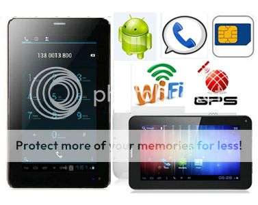 Newest version !!! 7 Inch ANDROID 4.2 Tablet - Call Function - 3G - WIFI - Bluetooth - GPS ~ BLACK