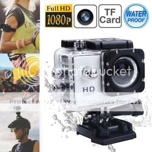 *LOCAL STOCK* Full HD 1080p Action Sport Waterproof Camera Video Photo Helmetcam (Waterproof 30m)