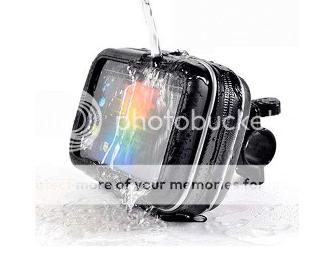 *LOCAL STOCK* 5.8" Waterproof GPS Bag with Handlebar Stand Holder for Moto Bike Cycling