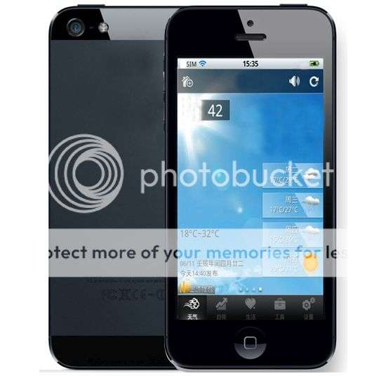 Crazy Auction DUAL SIM - WIFI MODEL -Large Touch Screen Slim Cellphone - TV Function - Color: Black