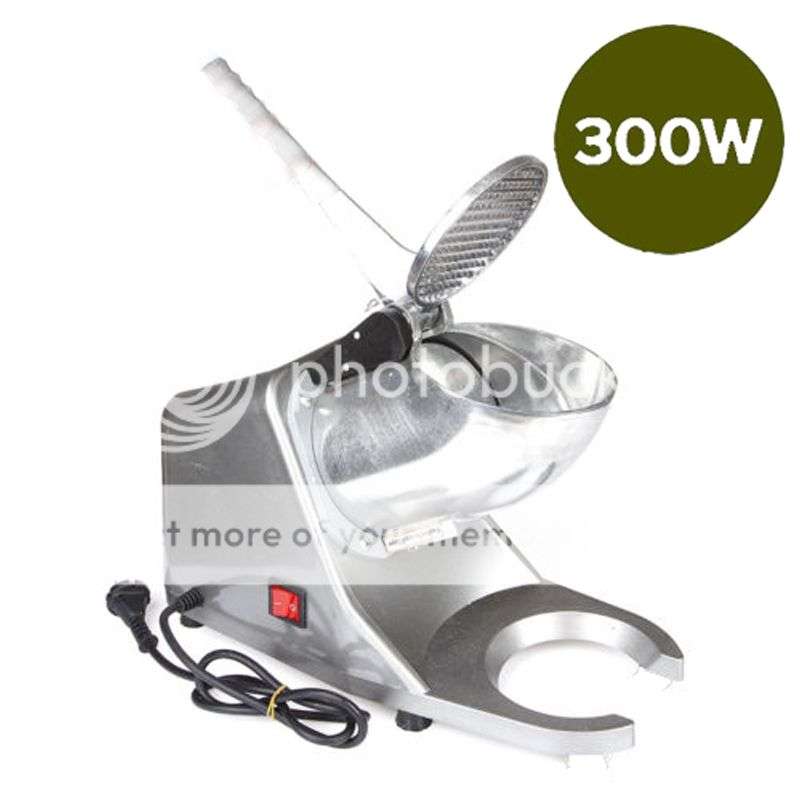 *LOCAL STOCK* 300W Electric Ice Shaver Machine Snow Cone Maker Stainless Steel Shaving Crusher