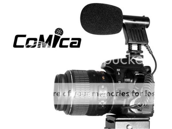 *LOCAL STOCK* Genuine Commlite CoMica Directional Shotgun Condenser Video Microphone for Camcorder