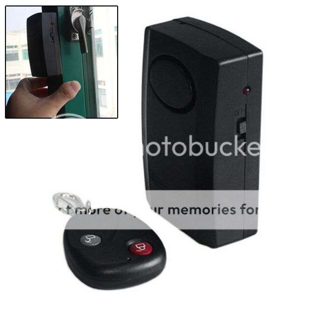 *LOCAL STOCK* Wireless Remote control Shock Vibration Sensor Alarm For Door Window Motorcycle