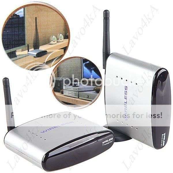 *LOCAL STOCK* Wireless 2.4GHz 4-Channel AV Sender TV Audio Video Transmitter and Receiver