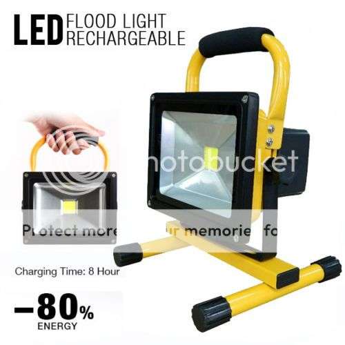 *LOCAL STOCK* Portable Caravan Rechargeable LED Flood Spot Work Light Camping Fishing Lamp