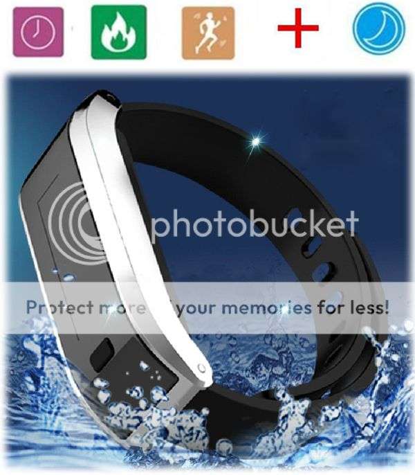 *LOCAL STOCK* Bluetooth Bracelet Smart Wristband Fitness Sports Sleep Monitor Watch - BLACK