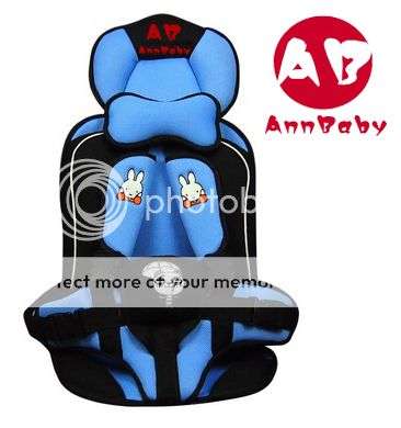 *LOCAL STOCK* Infant Child Kids Car Safety Belt Seat Carrier Cushion Thick Cushion Portable ~ BLUE